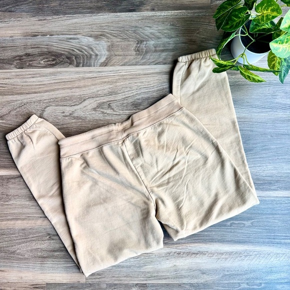 GAP Classic Casual Style Camel Beige Soft Fleece Jogger Sweatpants Size XS - Picture 12 of 13